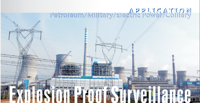 Explosion Proof Cameras for Gpetrochemical industry security system