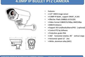 4mp ahd bullet ptz camera